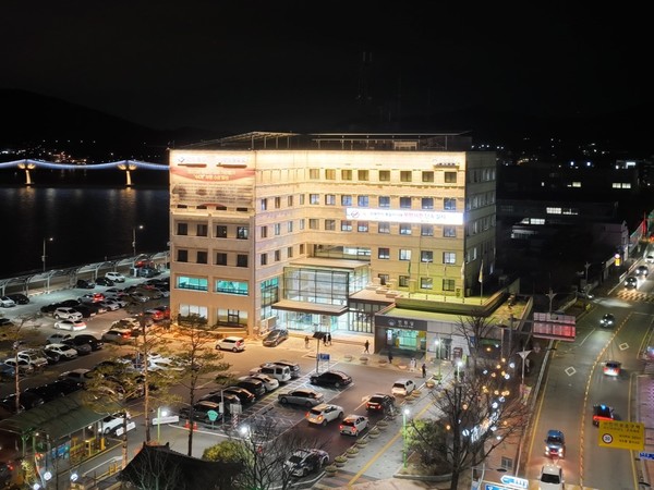 양평군청 전경.